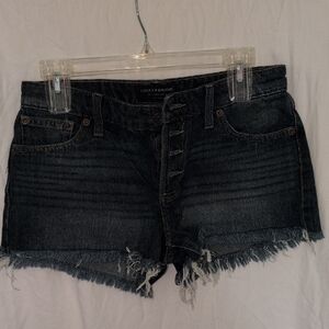 Lucky Brand Women's Dark Blue Jean Shorts